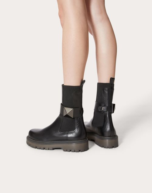 Valentino rockstud best sale beatle boot