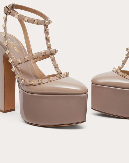 Platform Pump In Patent 155 Mm for Woman in Valentino US