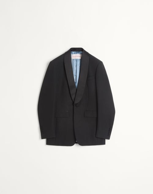 Valentino - Wool Tuxedo Jacket - Black - Man - Coats And Blazers