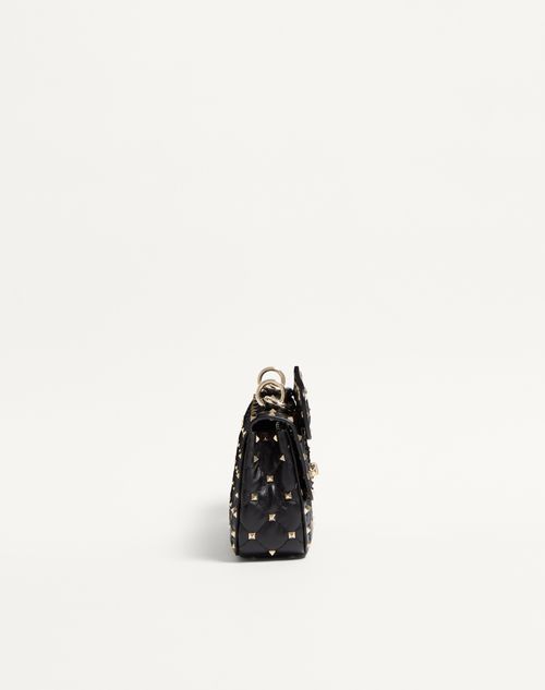 【超美品】VALENTINO ロックスタッズスパイク　ミニバッグ ロックスタッズ スパイク ナッパレザー スモールバッグ for