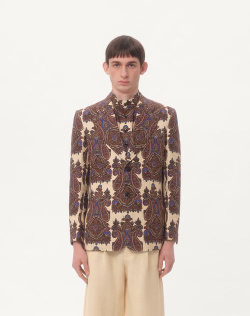  - Cream/brown/blue