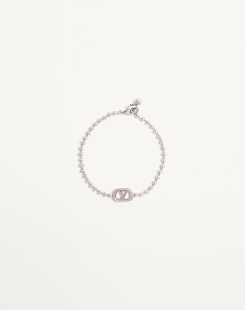 Valentino Garavani - Ovalette Metal Bracelet - Transparent - Man - Small Gifts