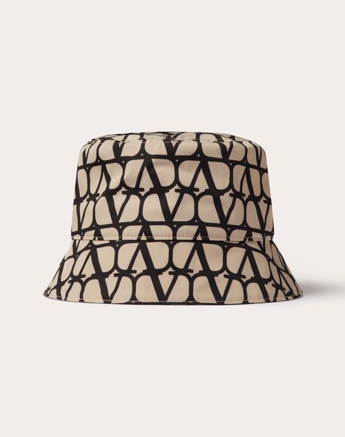 Valentino Garavani - Sombrero De Pescador Toile Iconographe De Nailon - Beis/negro - Hombre - Soft Accessories - M Accessories