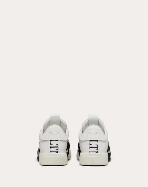 Vl7n Low-top Sneakers In Calfskin And Mesh Fabric With Bands for 