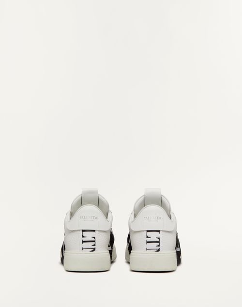 Vl7n Low-top Sneakers In Calfskin And Mesh Fabric With Bands for 