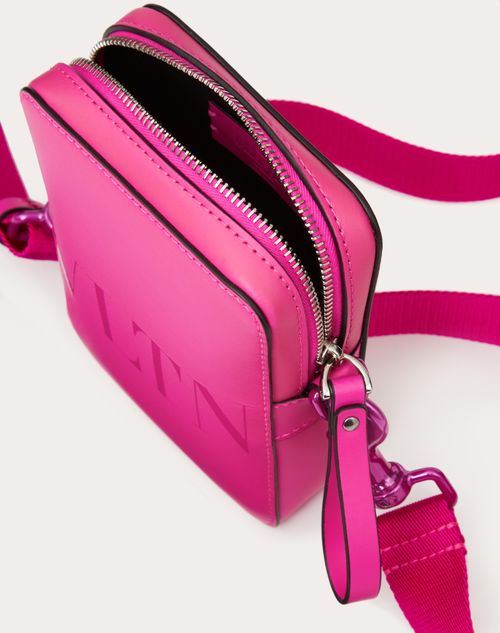 Vltn レザー スモール クロスボディバッグ for メンズ インチ Pink Pp