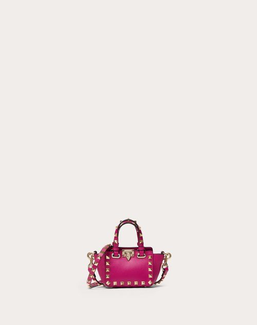 Valentino Garavani - Micro Rockstud Calfskin Bag - Rose Violet - Woman - Mini Bags