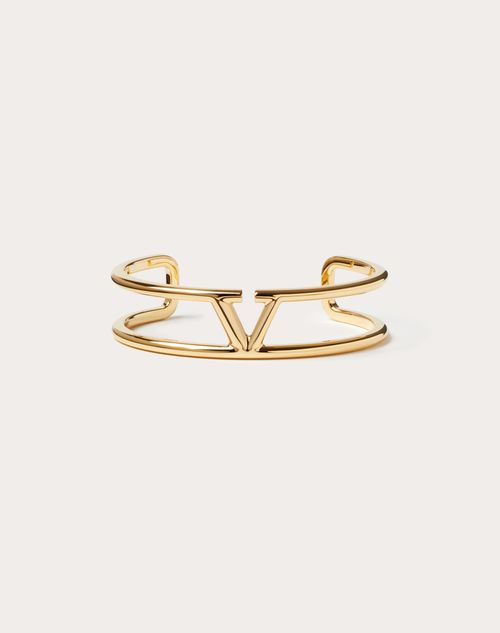 Valentino Garavani - Vlogo Signature Metal Bracelet - Gold - Man - Man Sale