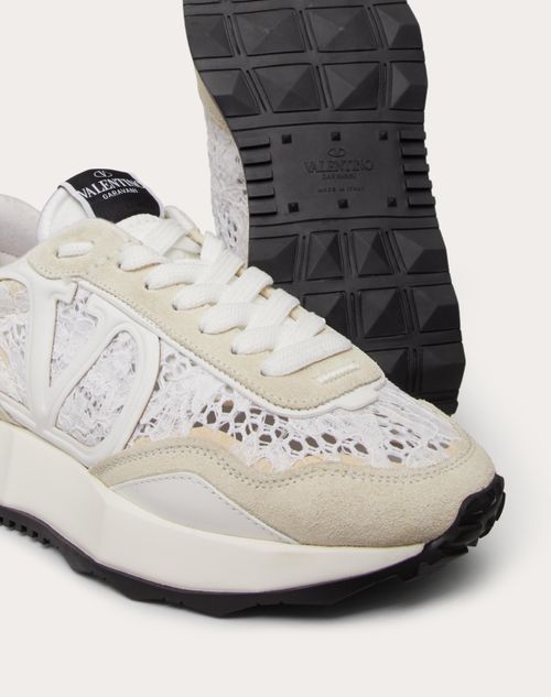 Louis Vuitton - White/Transparent Trainer Sneakers with Strap – eluXive