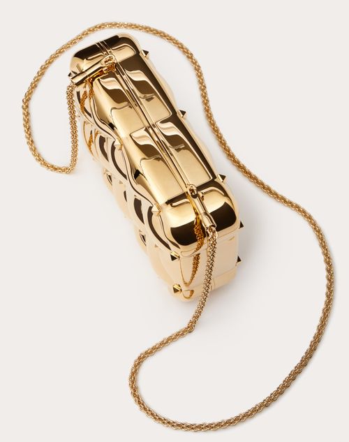 Valentino Garavani - メタル ミノディエール - ライトゴールド - ウィメンズ - クラッチ