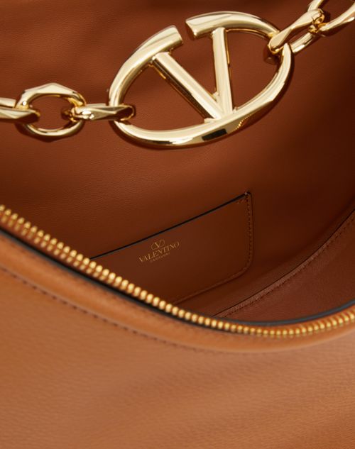 Vlogo Moon Medium Grainy Calfskin Hobo Bag With Chain for Vlogo Moon Medium Grainy Calfskin Hobo Bag With Chain for