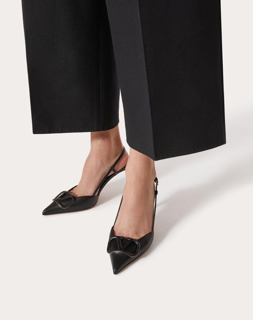 vlogo signature calfskin slingback pump