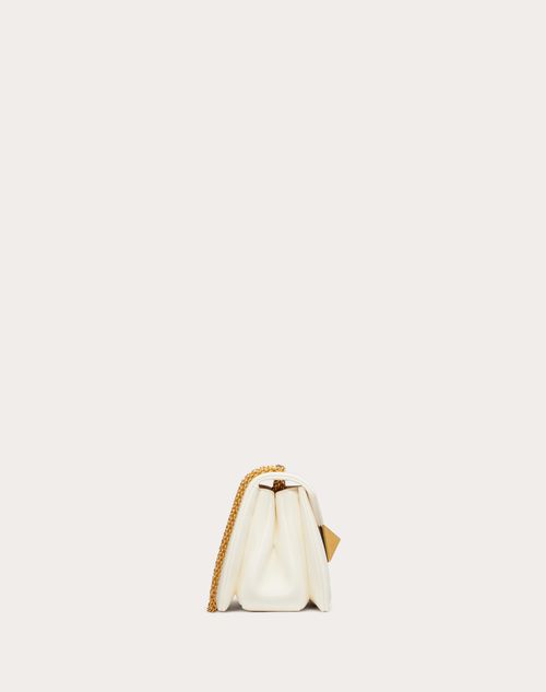 Valentino White Leather Mini One Stud Bag