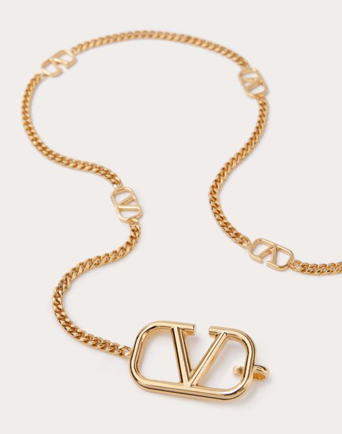 Valentino Garavani - Vlogo Signature Chain Belt - Gold - Woman - Belts - Accessories