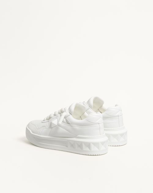 Valentino Garavani - One Stud Xl Nappa Leather Low-top Sneaker - White - Man - Sneakers