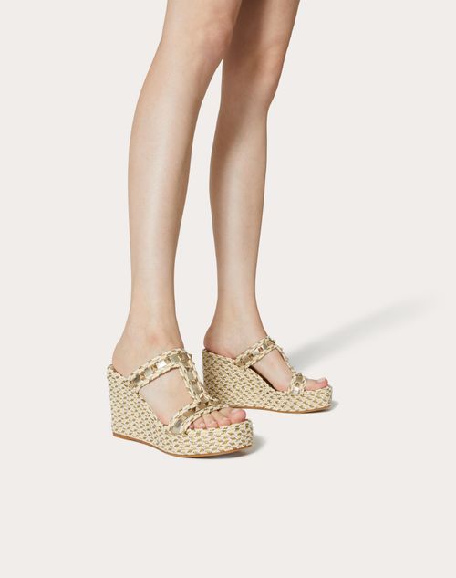 Valentino discount wedges gold