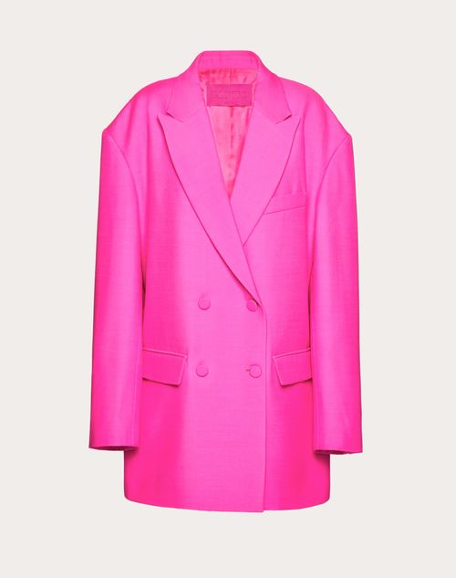 Valentino - Blazer De Crepe Couture - Pink Pp - Mujer - Abrigos Y Chaquetas