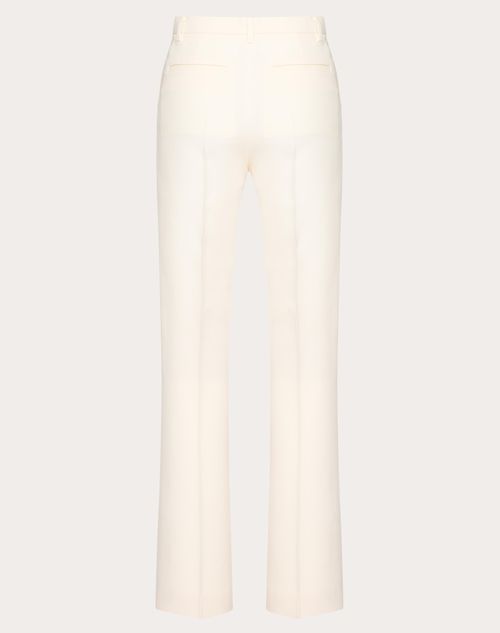 Valentino - Crepe Couture Pants - Ivory - Woman - Pants And Shorts