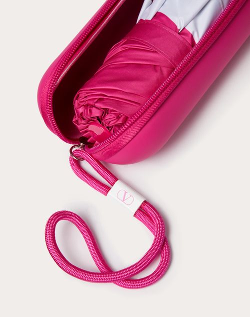 Pink Pp Pantone X Valentino Folding Umbrella in Pink Pp | Valentino US