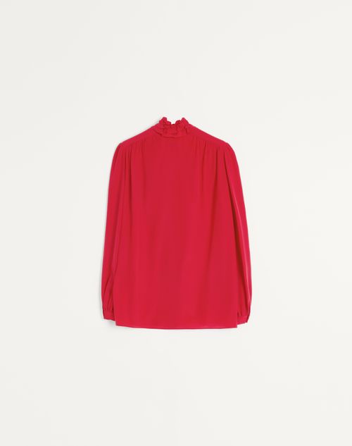 Valentino - Crepe De Chine Shirt - Paris - Woman - Shirts And Tops