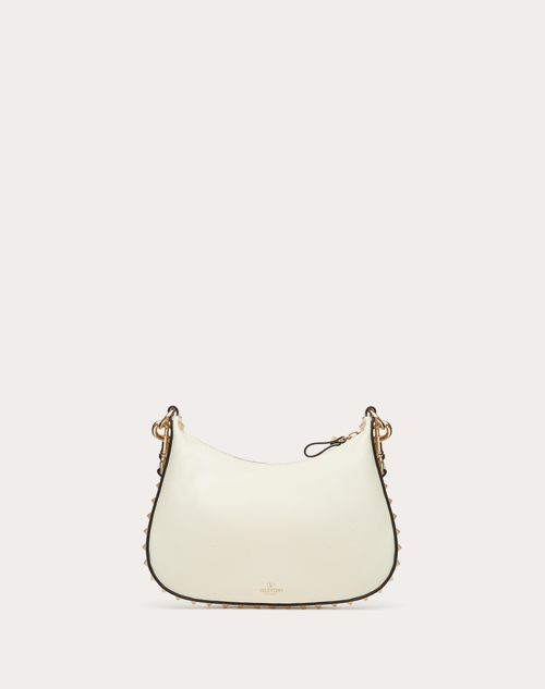 Valentino Mini Vlogo Signature Grainy Calfskin Hobo Bag (Shoulder