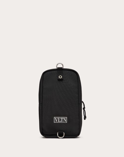 Vltn ナイロン バックパック for メンズ インチ ブラック/ホワイト