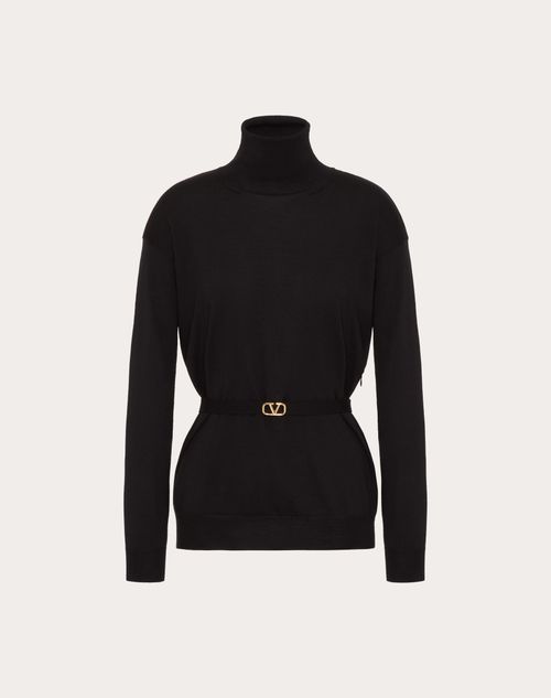 Valentino - Wool Sweater - Black - Woman - Winter Shop