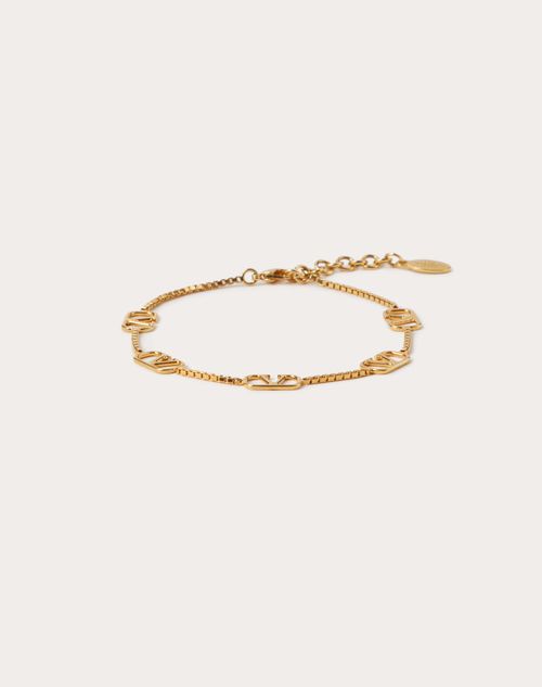 Valentino Garavani - Vlogo Signature Metal Anklet - Gold - Woman - Jewelry