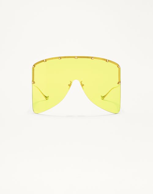 Valentino - Metal Mask Eyewear - Gold/yellow - Unisex - Eyewear