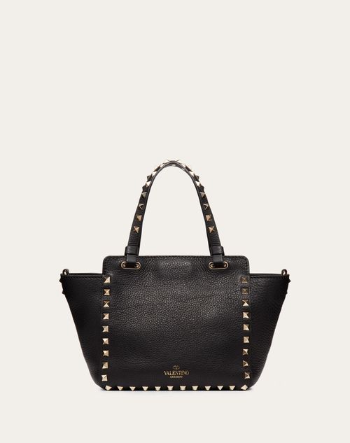 ROCKSTUD GRAINY CALFSKIN TOTE BAG