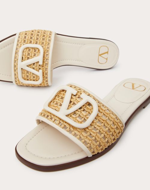 Valentino raffia slides new arrivals