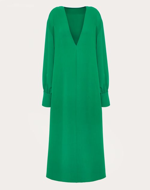 Valentino - Cady Couture Kaftan Dress - Pure Green - Woman - Ready To Wear