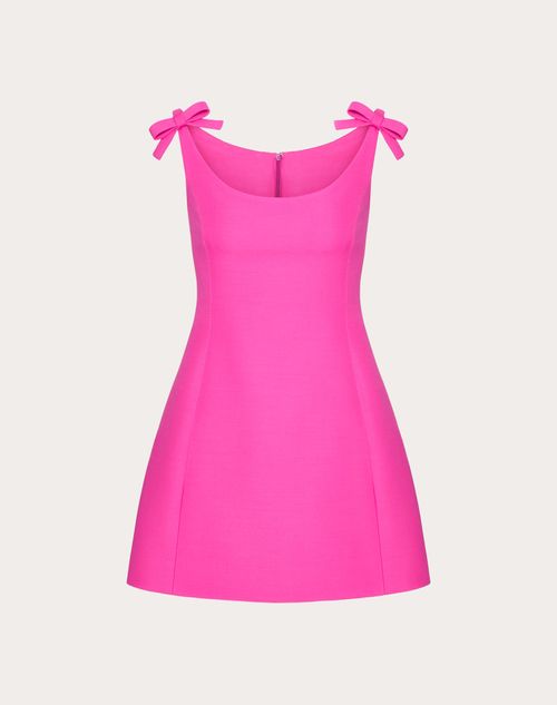 Valentino - Vestido Corto De Crepe Couture - Pink Pp - Mujer - Ropa
