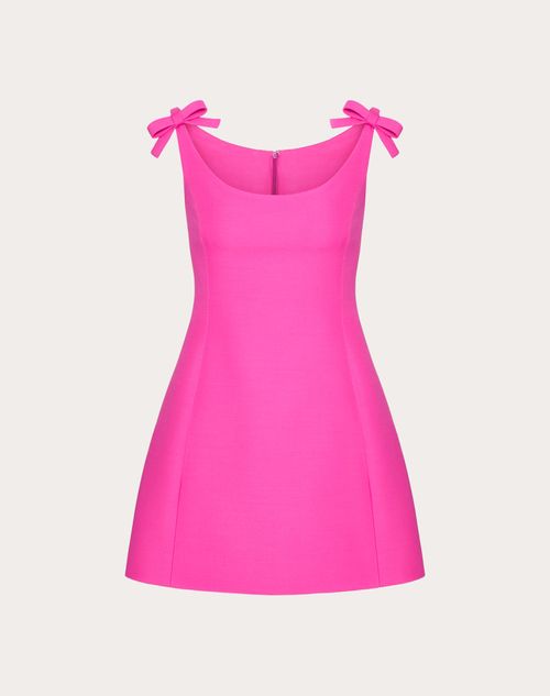 Valentino Crepe Couture Short Dress Woman Pink PP 36