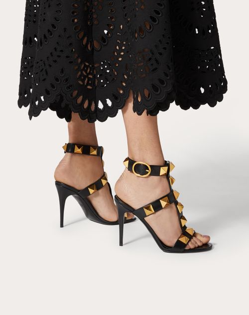 Valentino black studded outlet heels