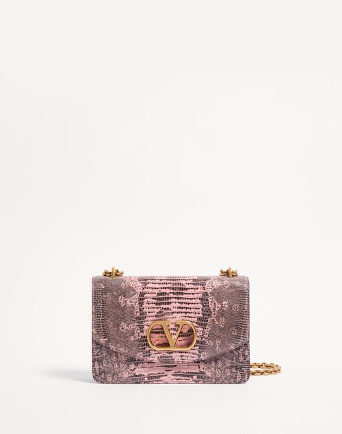 Valentino Garavani - Valentino Garavani Vain Shoulder Bag In Tejus - Peach Rose - Woman - Valentino Garavani Vain