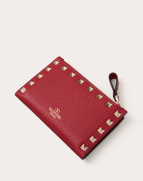 Valentino red card holder sale