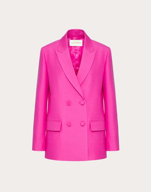 Valentino - Crepe Couture Blazer - Pink Pp - Frau - Jacken Und Mäntel