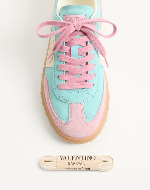 Valentino Garavani - Upvillage Crosta Sneaker - Azure/ivory - Woman - Sneakers