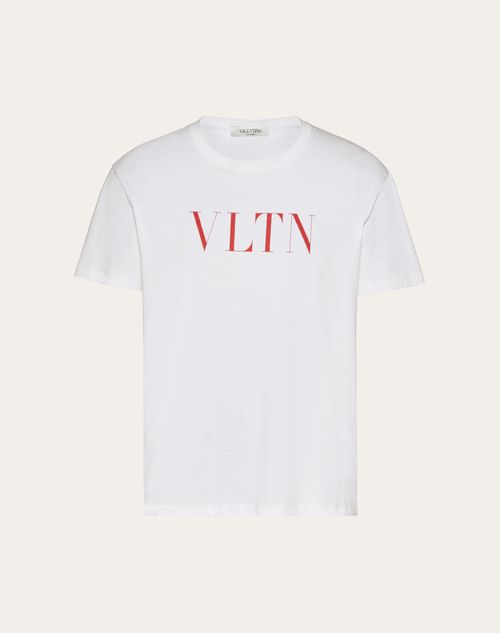 Valentino - Vltn T-shirt - White - Man - Man Ready To Wear Sale