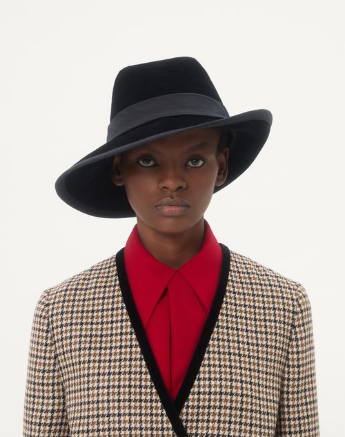 Valentino - Short Houndstooth Jacket - Beige - Woman - Jackets And Blazers