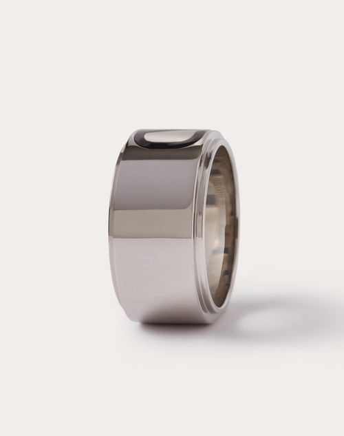 Valentino Garavani Men's Vlogo Signature Metal Ring