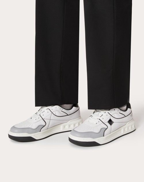 VALENTINO GARAVANI- Open Vltn Leather Sneakers- Man-  - Black