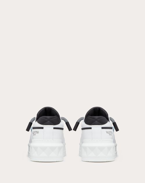 One Stud Xl Low-Top Sneaker Black White Nappa Leather Fabric
