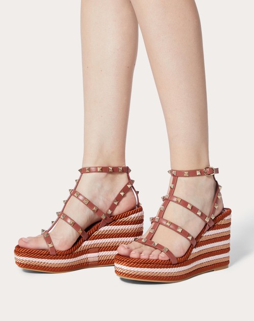valentino rockstud platform sandals