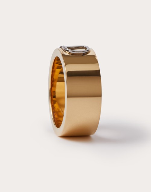 Valentino Garavani Gold VLogo Ring