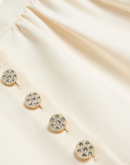 Valentino - Crepe Couture Skirt - Ivory - Woman - Skirts