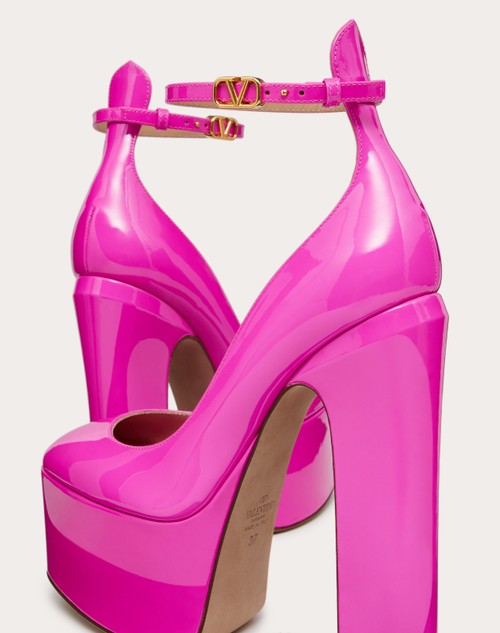 Valentino Garavani Rockstud 70mm patent pumps - Pink