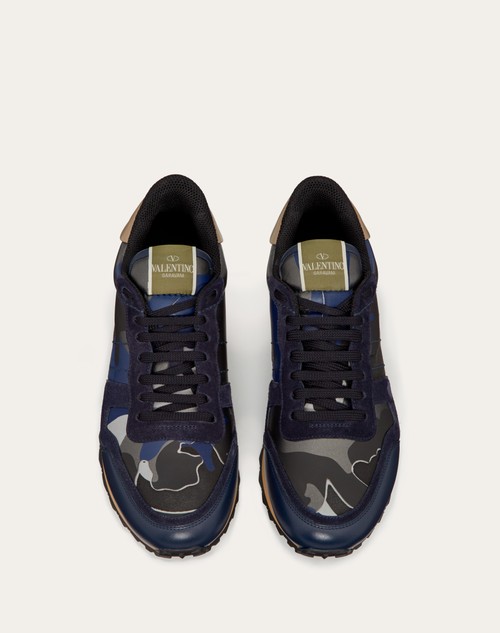 valentino shoes blue camo