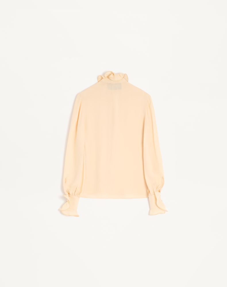 Valentino Georgette Blouse Woman Birch 44